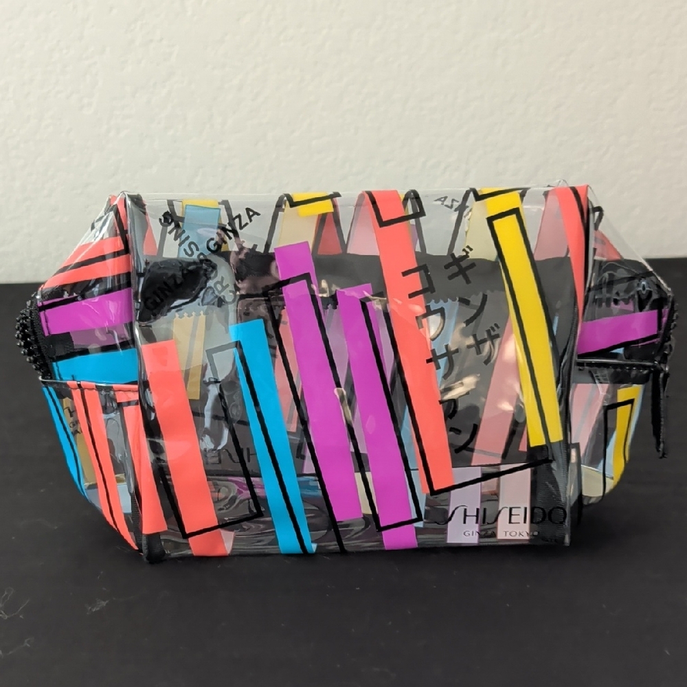Shiseido Colorful Striped Women's Bag